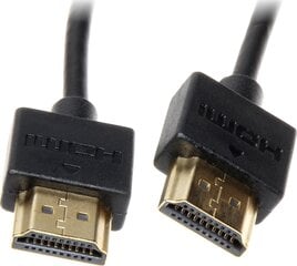 NoName HDMI-0.5/SLIM цена и информация | Кабели и провода | hansapost.ee
