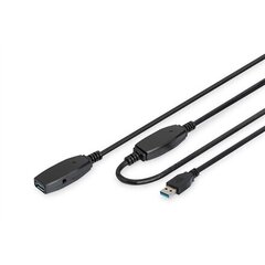 Assmann DA-73105, USB-A, 10 m цена и информация | Кабели и провода | hansapost.ee