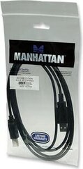 Manhattan 333382, USB 2.0 AM-BM, 3m hind ja info | Manhattan Kodumasinad | hansapost.ee