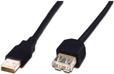 Assmann AK-300202-050-S, USB-A M/F, 5 m цена и информация | Juhtmed ja kaablid | hansapost.ee