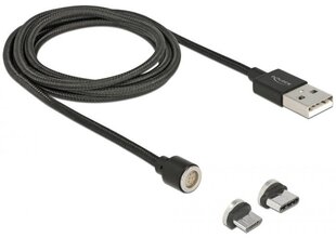 Delock 85723, Micro USB/USB-C, 1.1 м цена и информация | Кабели и провода | hansapost.ee