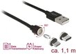 Delock 85723, Micro USB/USB-C, 1.1 m hind ja info | Juhtmed ja kaablid | hansapost.ee