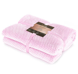 Pleed Henry 70 x 150 cm, roosa hind ja info | Pleedid, voodikatted ja päevatekid | hansapost.ee