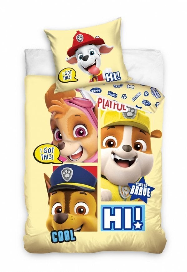 Laste voodipesukomplekt Paw Patrol 100x135, 2-osaline цена и информация | Laste voodipesu | hansapost.ee