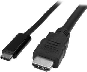 USB C -HDMI Kaabel Startech CDP2HDMM2MB (2 m) 4K Ultra HD hind ja info | Juhtmed ja kaablid | hansapost.ee