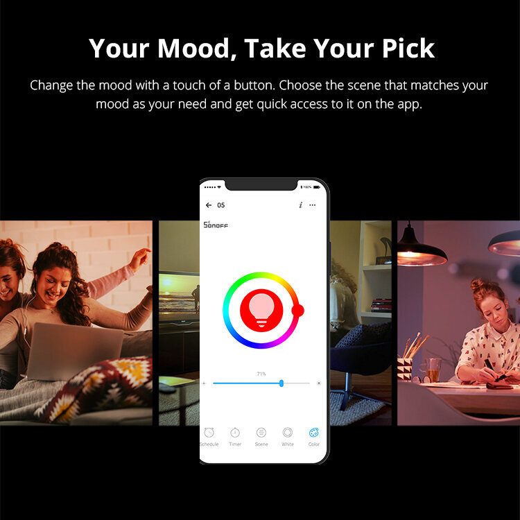 Nutikas LED pirn SONOFF B02-B-A60 Wi-Fi цена и информация | Lambipirnid ja LED-pirnid | hansapost.ee