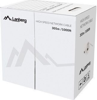 Kaabel Ethernet LAN Lanberg Sinine 305 m цена и информация | Juhtmed ja kaablid | hansapost.ee