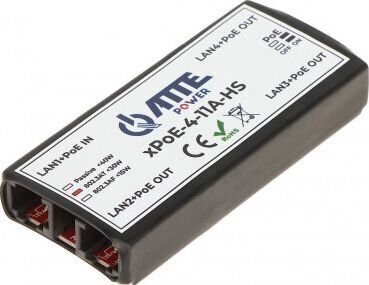 Atte XPOE-4-11A-HS цена и информация | USB adapterid ja jagajad | hansapost.ee
