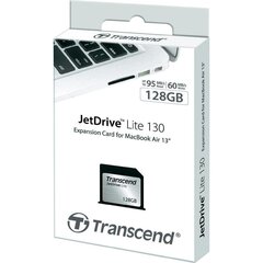 Transcend JetDrive Lite 130 128GB, для Apple MacBook Air 13" цена и информация | Карты памяти для фотоаппаратов, камер | hansapost.ee