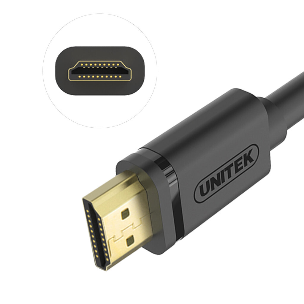 Unitek Y-C138M, HDMI, 2 m hind ja info | Juhtmed ja kaablid | hansapost.ee