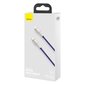 Baseus Cafule Series Metal Data USB Type C – Lightning Cable Toitevarustus 20 W 1 m violetne (CATLJK-A05) hind ja info | Mobiiltelefonide kaablid | hansapost.ee
