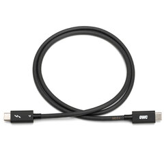 Kaabel OWC OWCCBLTB4C0,7M USB-0,72 m USB C, must hind ja info | Juhtmed ja kaablid | hansapost.ee