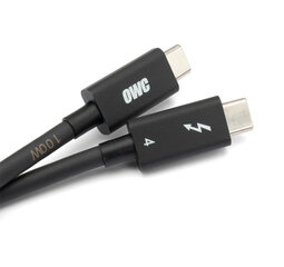 Kaabel OWC OWCCBLTB4C0,7M USB-0,72 m USB C, must hind ja info | Juhtmed ja kaablid | hansapost.ee