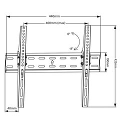 TV kinnitus MACLEAN MC-862 price and information | TV wall mounts and holders | hansapost.ee