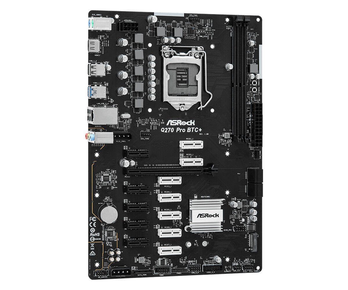 ASRock Q270 PRO BTC+ price and information | Emaplaadid | hansapost.ee