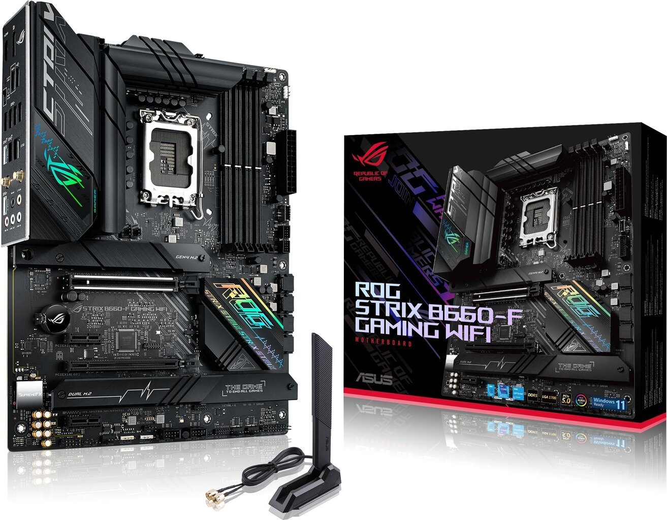 Asus ROG STRIX B660-F GAMING WIFI цена и информация | Emaplaadid | hansapost.ee