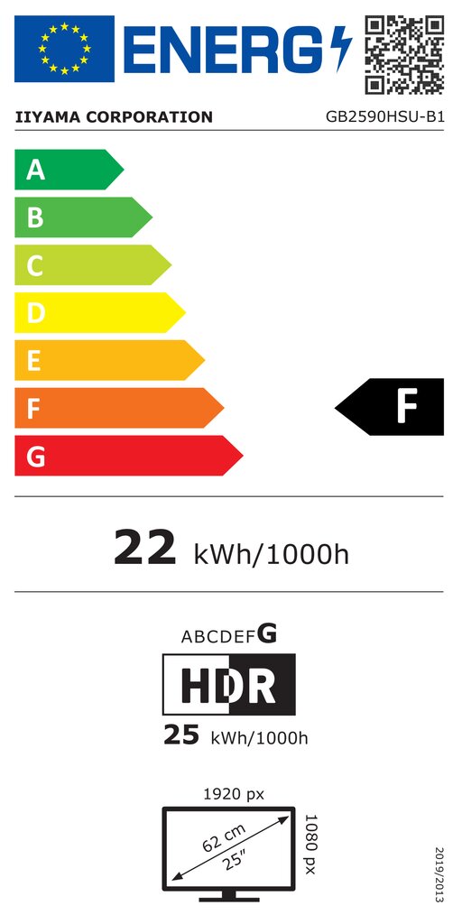 Iiyama GB2590HSU-B1 hind ja info | Monitorid | hansapost.ee