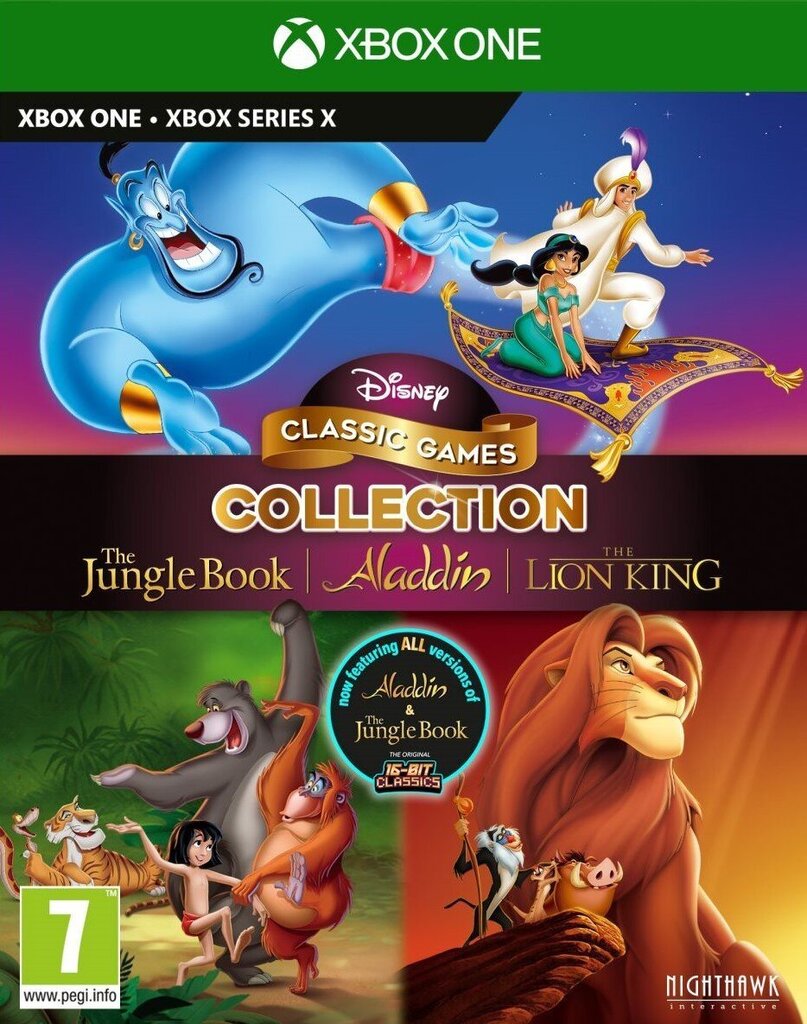 Disney Classic Games: Collection - The Jungle Book + Aladdin + The Lion King (Xbox One) цена и информация | Konsooli- ja arvutimängud | hansapost.ee