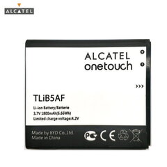 Alcatel TLiB5AF Оригинальный Аккумулятор One Touch Pop C5 5036D / 997 / 5035 (x’POP) / МТС 975 / Router MW40CJ 4G Li-Pol 1800mAh (OEM) цена и информация | Аккумуляторы для телефонов | hansapost.ee