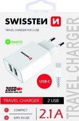 Swissten 22053000 цена и информация | Зарядные устройства для телефонов | hansapost.ee