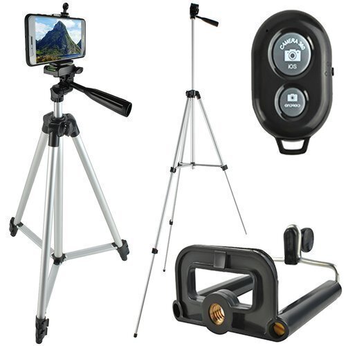 RoGer Tripod Stand / Bluetooth Remote Control / Black hind ja info | Selfie pulgad | hansapost.ee