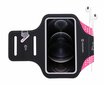 Swissten Armbag Case for phones up to 7 inches Pink цена и информация | Telefonihoidjad | hansapost.ee