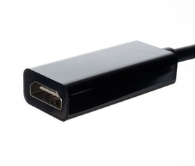 RoGer Adapter to Transfer DP to HDMI Black hind ja info | Juhtmed ja kaablid | hansapost.ee