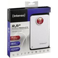 Intenso MemoryCase 1TB Black (Чёрный) цена и информация | Жёсткие диски (SSD, HDD) | hansapost.ee