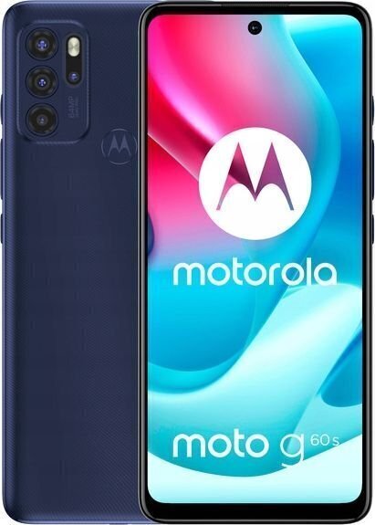 Motorola Moto G60S, 6/128 GB, Dual SIM, Blue hind ja info | Telefonid | hansapost.ee