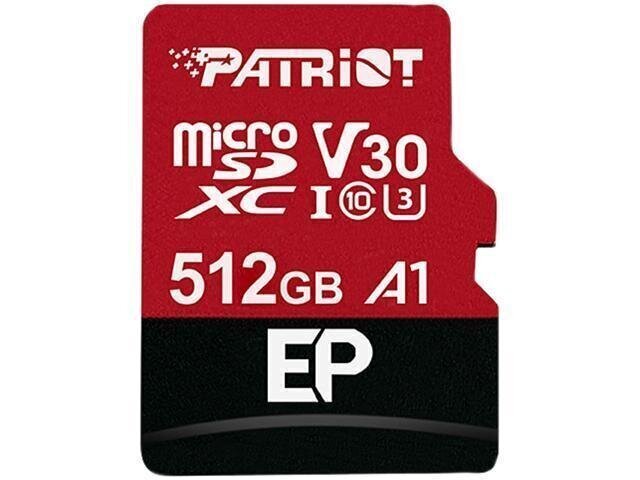 Patriot PEF512GEP31MCX, 512GB цена и информация | Mälukaardid mobiiltelefonidele | hansapost.ee