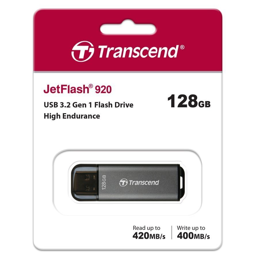 Transcend 128 GB JetFlash 920 USB 3 mälupulk hind ja info | Mälupulgad | hansapost.ee