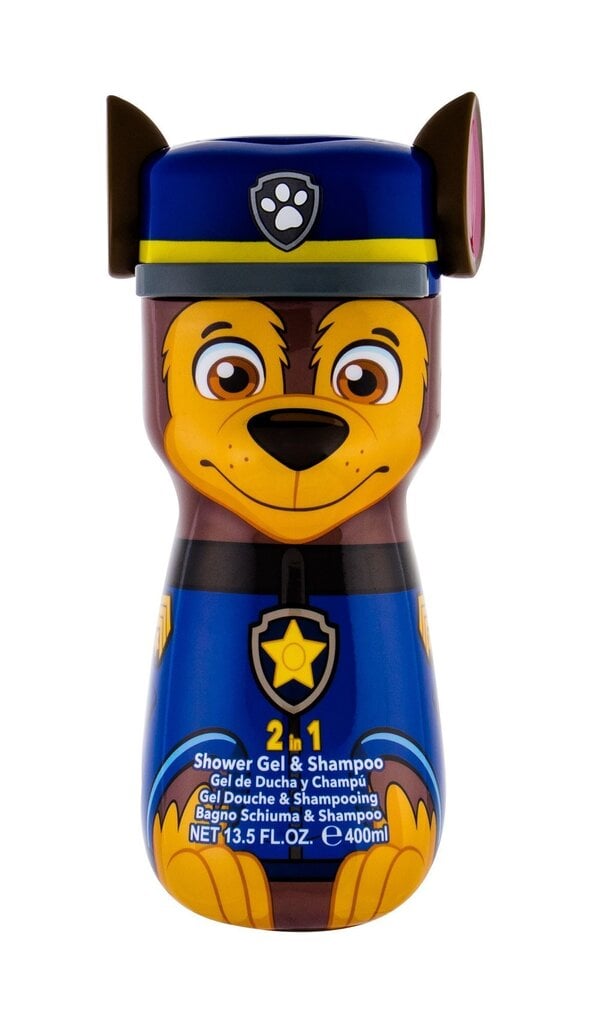 Dušigeel ja šampoon Paw Patrol Chase 2D lastele 400 ml hind ja info | Laste ja ema kosmeetika | hansapost.ee