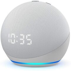 Amazon Echo Dot 4 Clock, белый цена и информация | Аудиоколонки | hansapost.ee