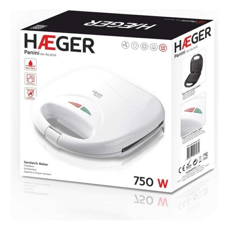 Haeger SW-75G.007A цена и информация | Võileivagrillid | hansapost.ee