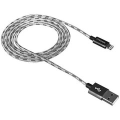 Canyon CFI-3 Lightning USB Cable for Apple - 1m, Dark Grey hind ja info | Mobiiltelefonide kaablid | hansapost.ee