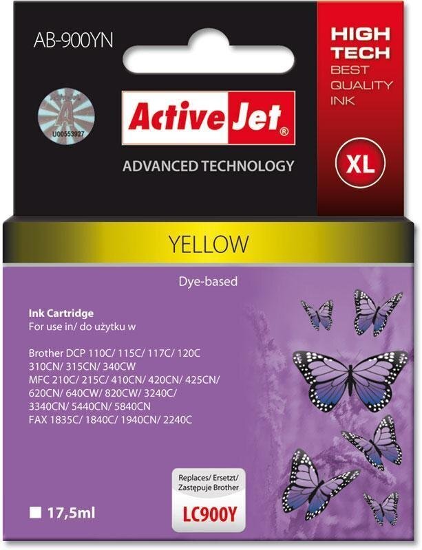 Activejet EXPACJABR0004, kollane hind ja info | Laserprinteri toonerid | hansapost.ee