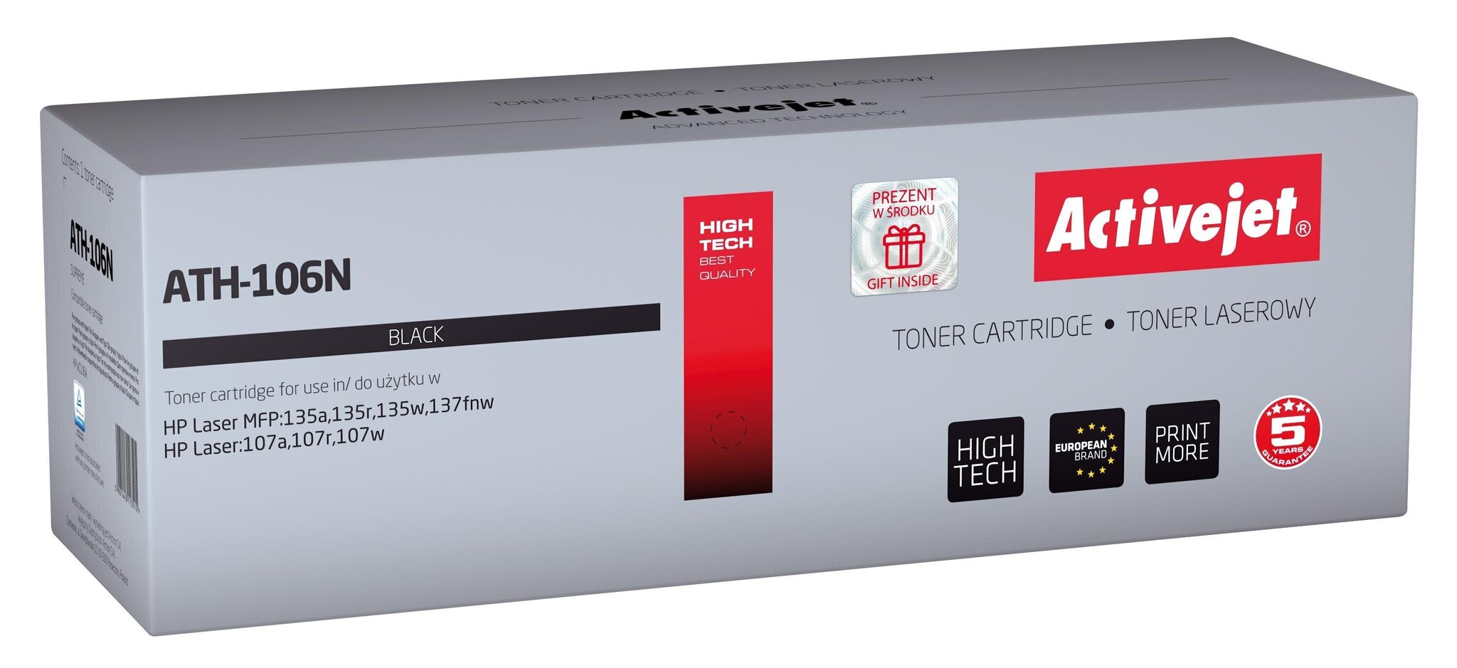 Toneris Activejet ATH-106N (suderinama su „HP 106A W1106A“, nauja) цена и информация | Laserprinteri toonerid | hansapost.ee