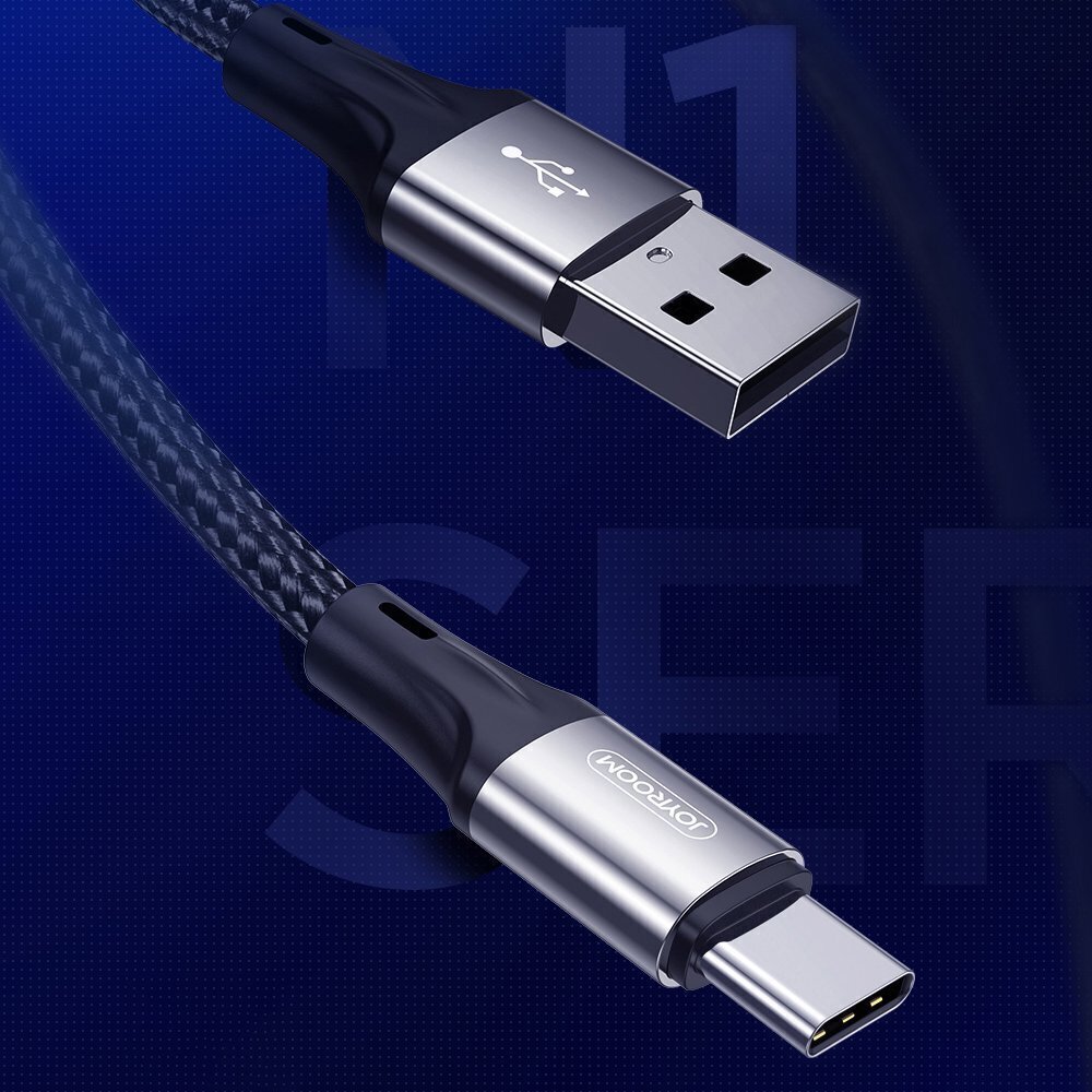 USB-kaabel Joyroom – USB Type C 3 A, 1,5 m (S-1530N1) hind ja info | Mobiiltelefonide kaablid | hansapost.ee
