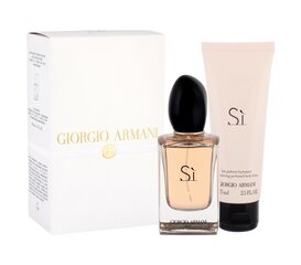 Подарочный комплект для женщин Giorgio Armani Si EDP цена и информация | Женские духи | hansapost.ee