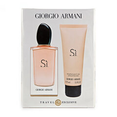 Подарочный комплект для женщин Giorgio Armani Si EDP цена и информация | Женские духи | hansapost.ee