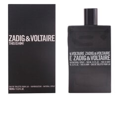 Zadig & Voltaire This is Him! EDT meestele 100 ml hind ja info | Parfüümid meestele | hansapost.ee