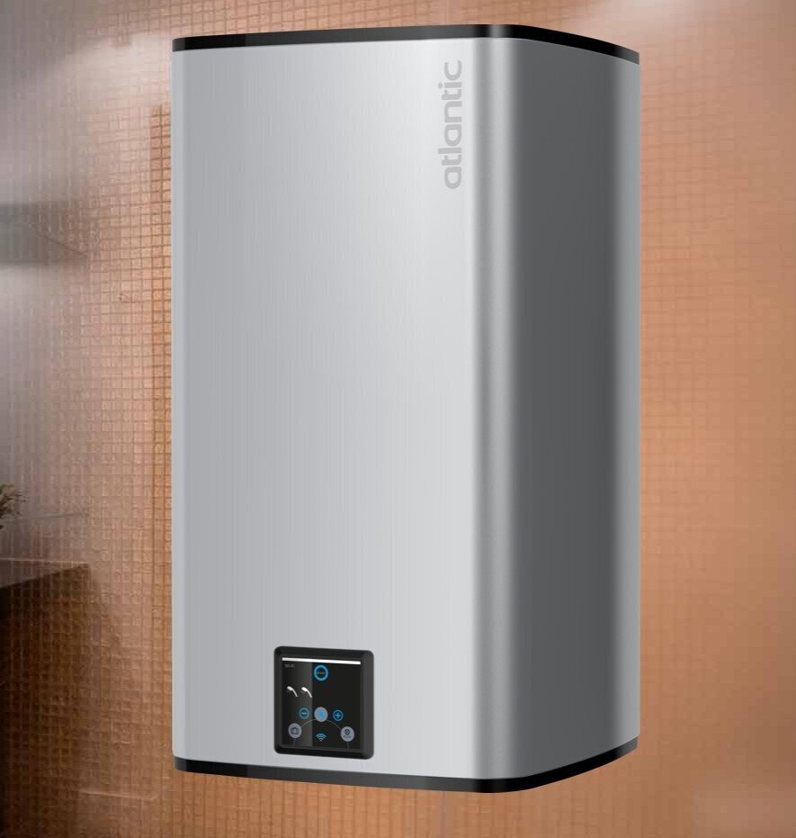 Elektriline veeboiler Atlantic STEATITE CUBE WIFI WM150 SILVER , vertikaalne 150 L hind ja info | Veeboilerid | hansapost.ee