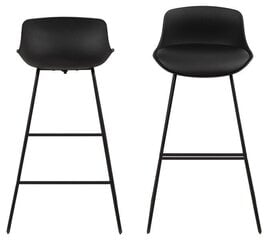 Комплект из 2-х барных стульев Tina, черный цена и информация | Стулья для кухни и столовой | hansapost.ee