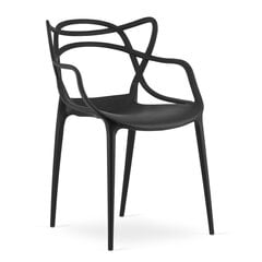 Комплект из 4 стульев Kato, черный цена и информация | Стулья для кухни и столовой | hansapost.ee