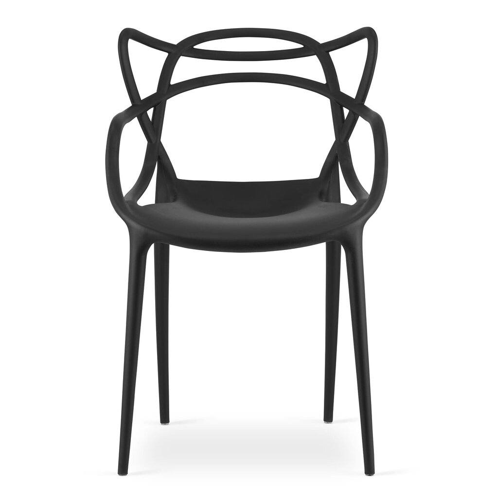 4-tooli komplekt Kato, must hind ja info | Köögitoolid, söögitoolid | hansapost.ee
