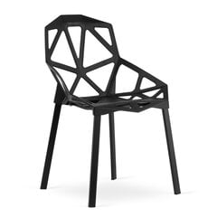 Комплект из 4-х стульев Essen, черного цвета цена и информация | Стулья для кухни и столовой | hansapost.ee