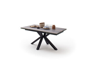 Раскладной стол MC Akcent Nagano, темно-коричневый/черный цена и информация | Кухонные и обеденные столы | hansapost.ee