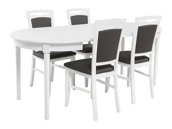 Kokkupandav laud BRW Lucan 4, valge hind ja info | Köögilauad, söögilauad | hansapost.ee