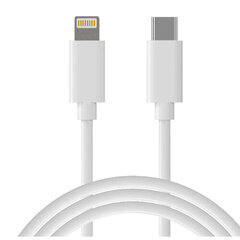 USB Type C kaabel - Lightning, 1m hind ja info | Juhtmed ja kaablid | hansapost.ee