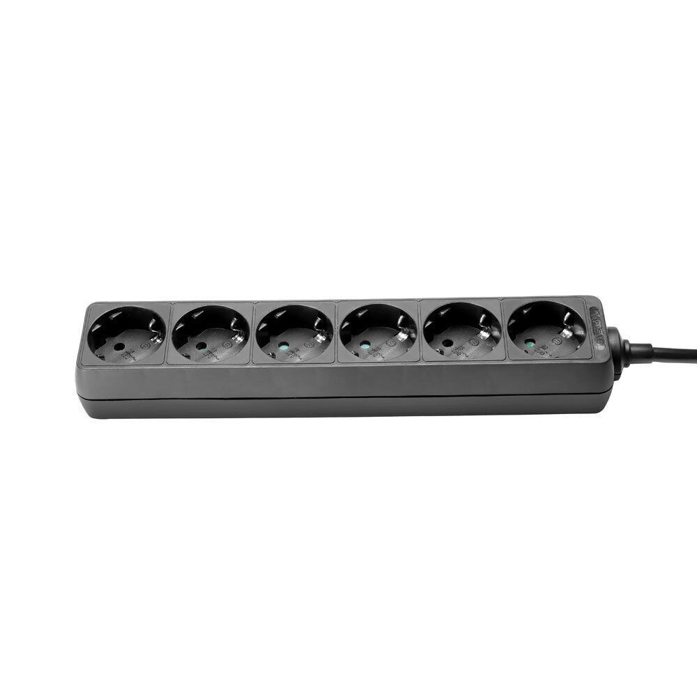 Pikendusjuhe Adamhall 8747X6 6-Outlet Power Strip 1.5m hind ja info | Pikendusjuhtmed | hansapost.ee